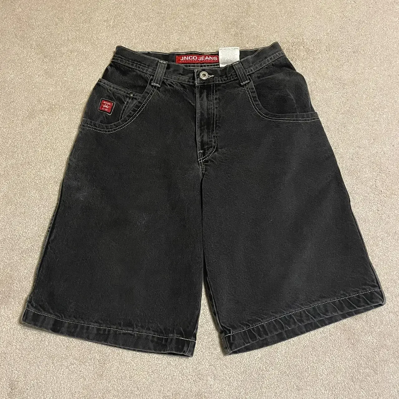 Short de dehors en Denim pour Homme, Vêtement Style Hip Hop, Rétro, Graphique, Streetwear, JNCO, Y2K, Baggy, Gothique, Harajuku