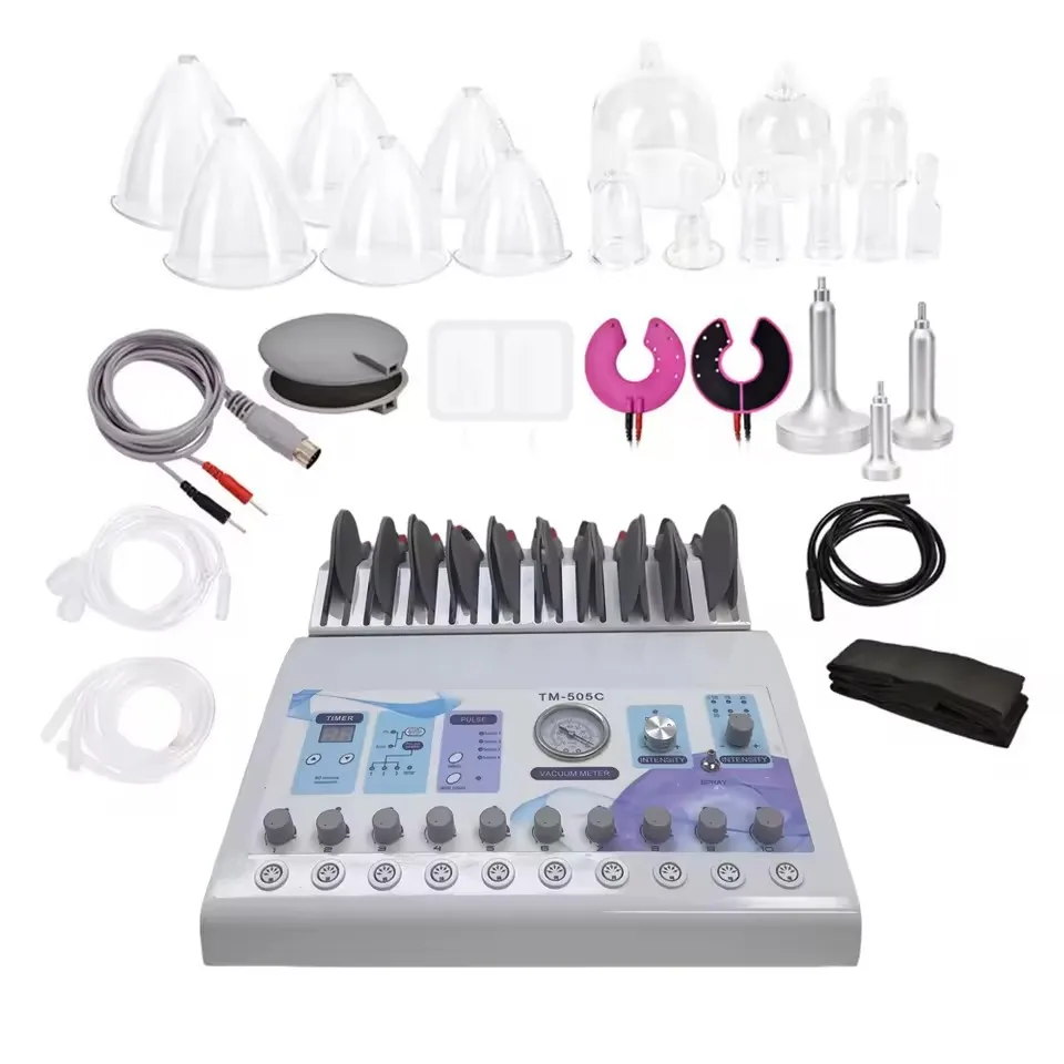New Arrival Infrared Heat Russian Wave Electric Muscle Stimulate EMS Machine Vacuum Massage Body Shaping for Home or Salon