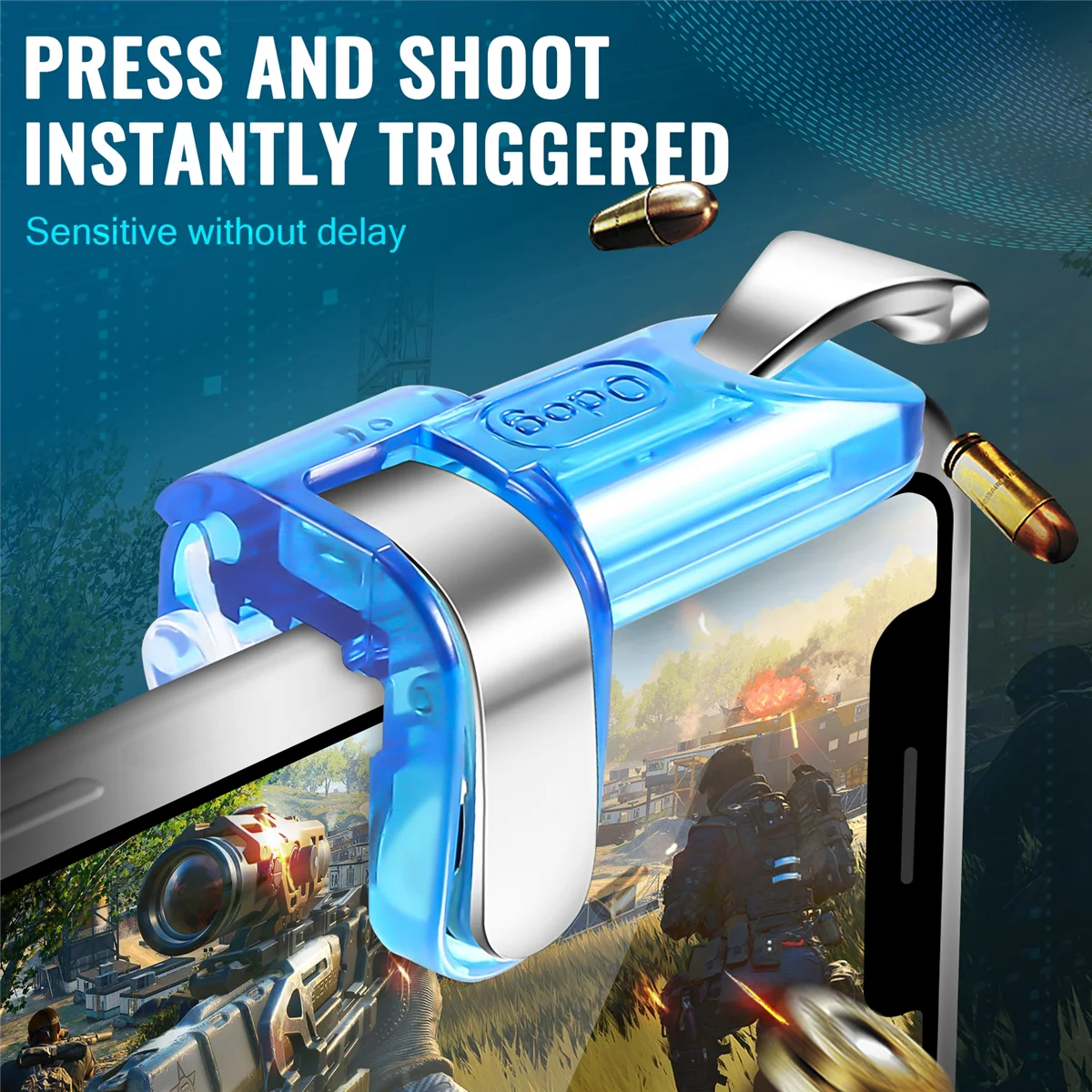 Mini Gaming Trigger for PUBG Gamepad Mobile Control L1 R1 Shooter Pubg Game Fire Buttons L1 R1 for Android Ios Joystick