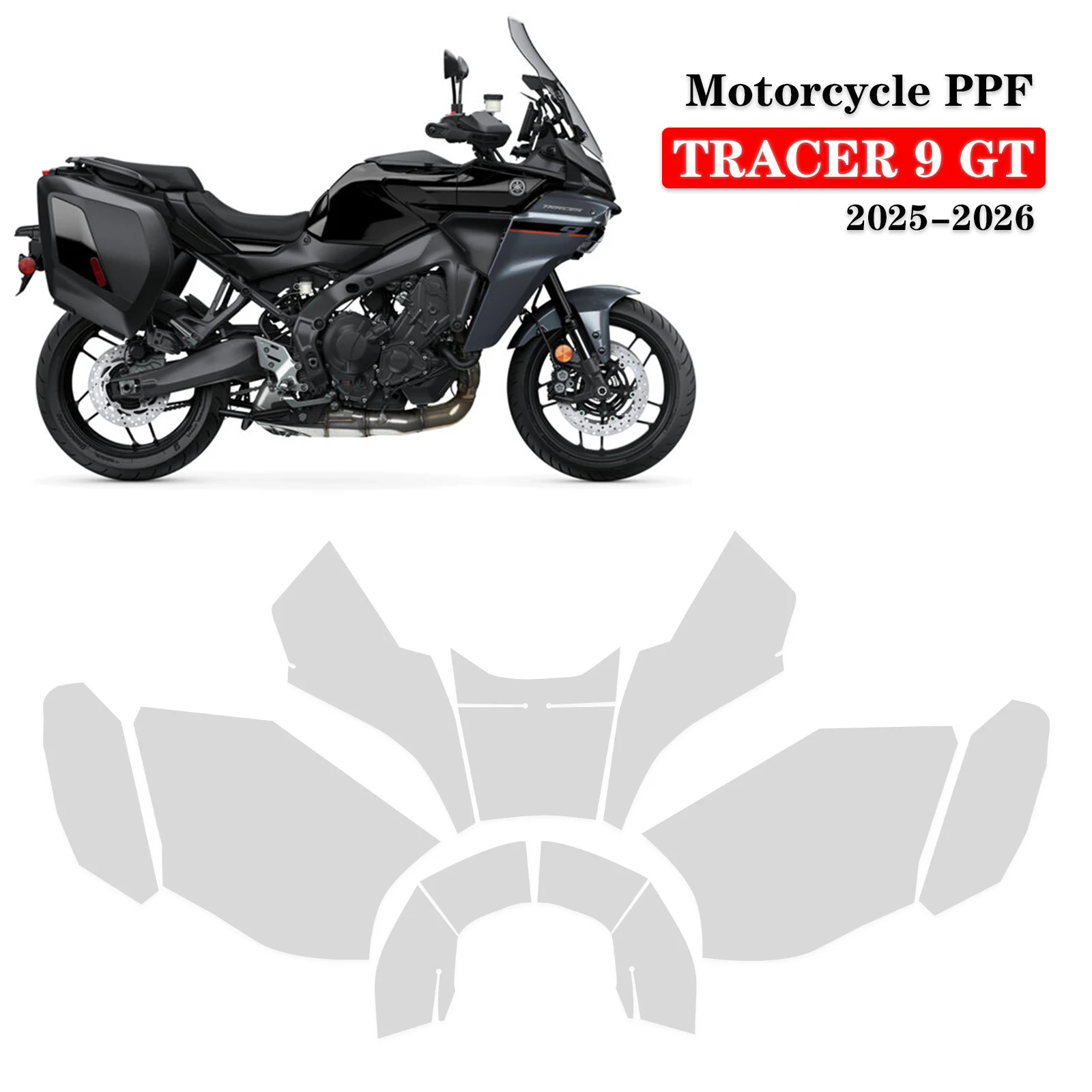 

TRACER 9 2026 TPU For YAMAHA TRACER 9 GT PPF Paint Protective Film Scratch-resistant GLOSSY Transparent Protection Film BodyKit