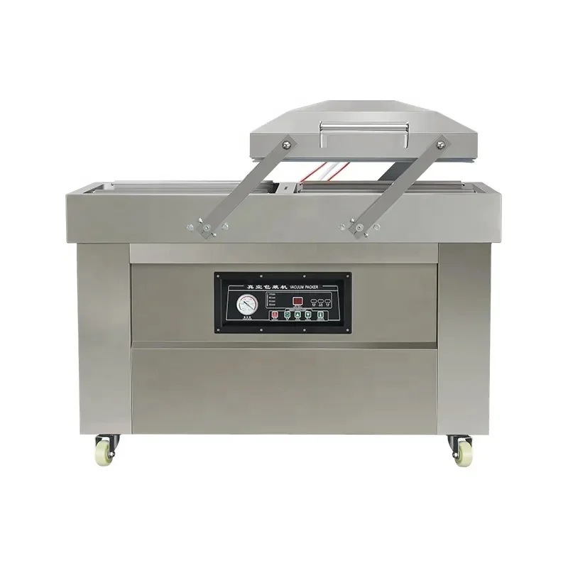 

Dz-500 Double Chamber Vaccum Sealer Packing Meat Vacuum Sealing Machine