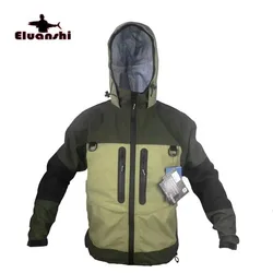 ELUANSHI-Chaqueta de pesca con mosca impermeable y transpirable, ropa para vadear