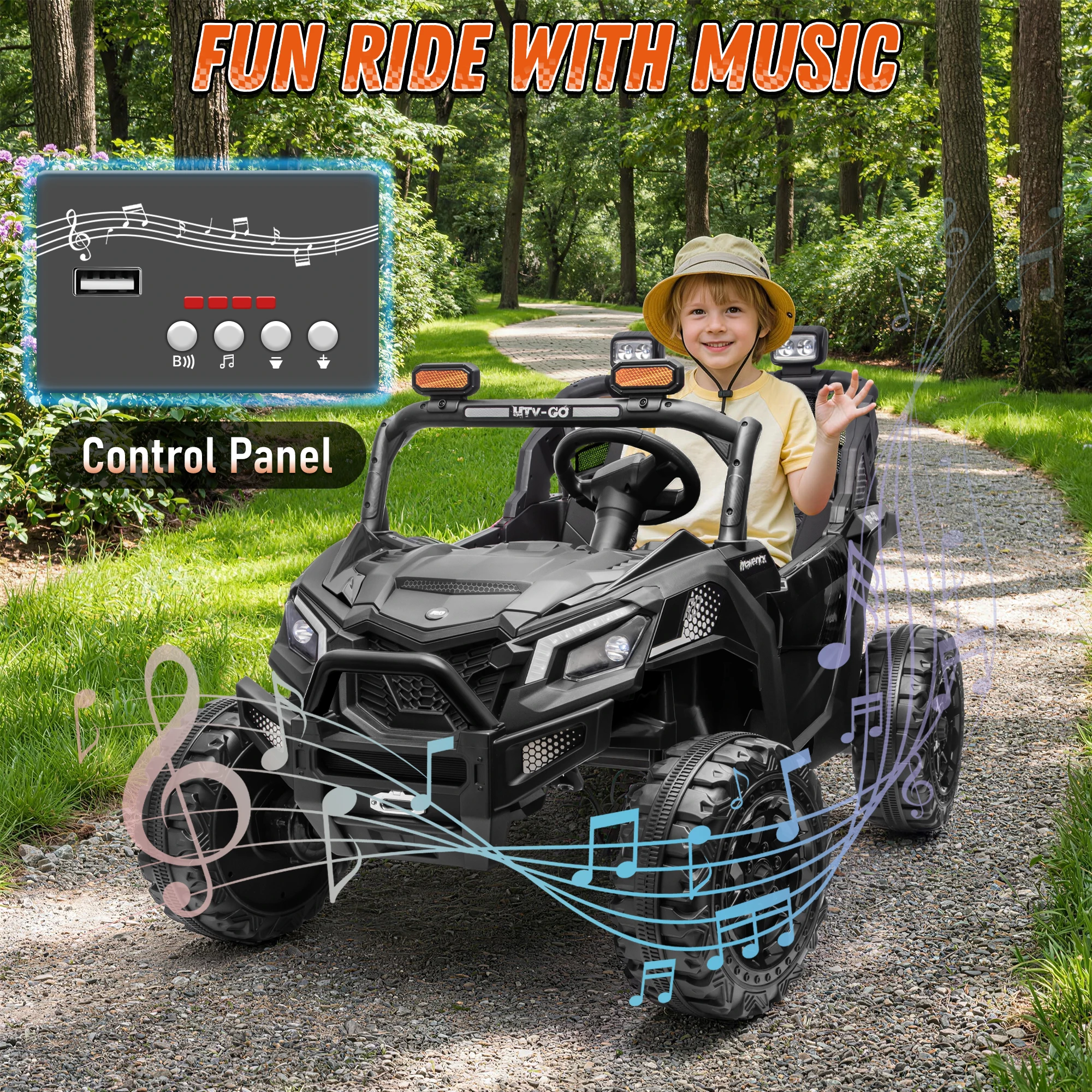 4WD 24 Volt Ride On…