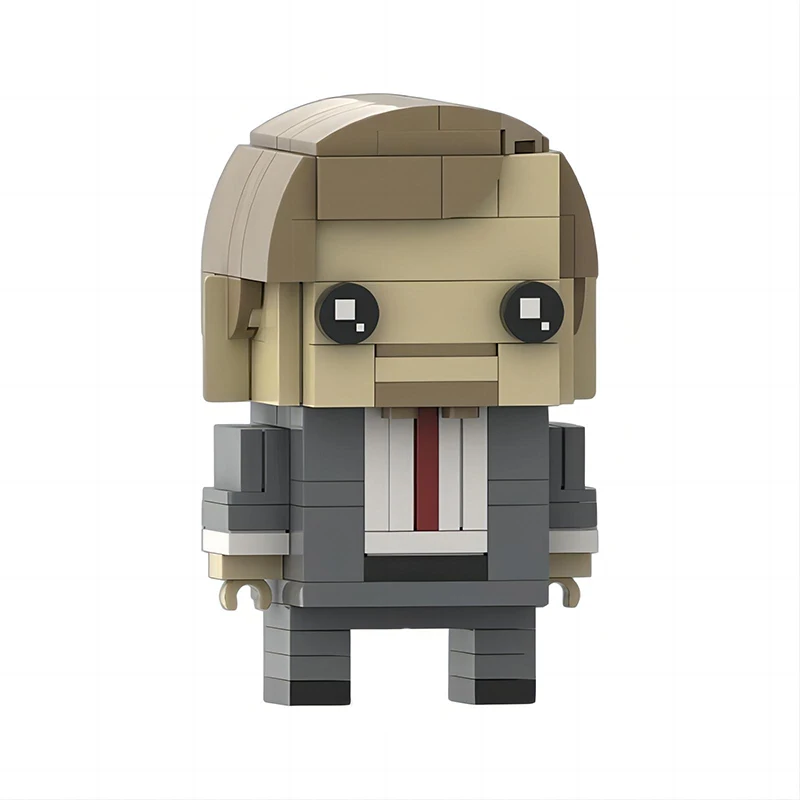 

MOC Files X Team Brickheadz мультяшная кукла модель DIY детская игрушка подарок на день рождения классический научно-фантастический фильм фигурки набор строительных блоков