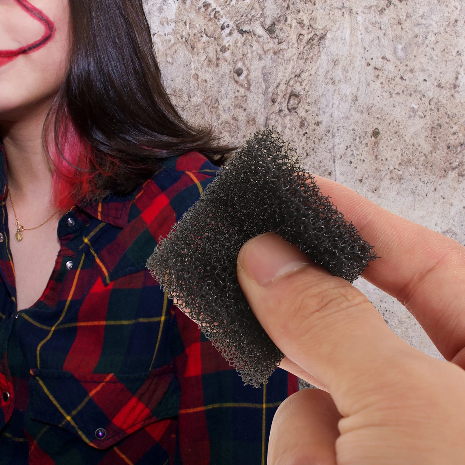 Zestaw do makijażu: gąbki do efektów specjalnych, 16 sztuk, idealne na Halloween, do body artu, symulacji ran i usuwania efektów.