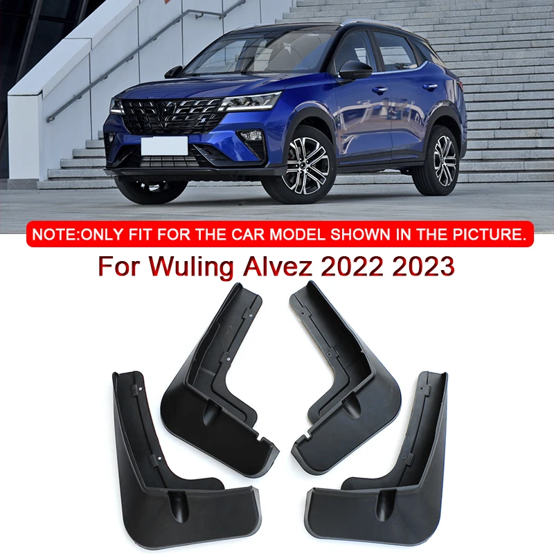 

ABS Car Mud Flaps Splash Guard Mudguards Car Styling For Wuling Alvez 2022 2023 2024 MudFlaps Front Rear Fender Auto Accessories