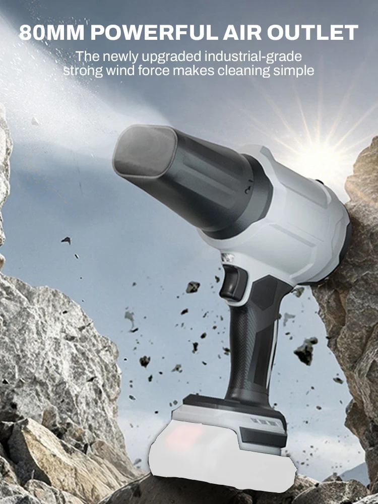 

Электрические бесщеточные турбовентиляторы 2000 Вт, аккумуляторные воздуходувки 500000 об/мин, жестокие электроинструменты для Makita, аккумулятор 18 В, продувочный пистолет