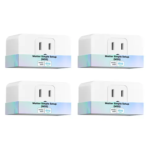 Meross Smart Mini Matter Plug US/MX Standard Wireless Outlet Power Monitor Smart Home Appliances Work With Homekit Alexa