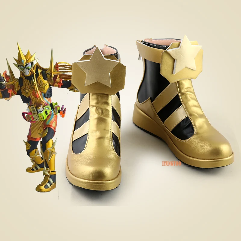 

Masked Rider Kamen Rider Ex-Aid EA Muteki Gamer Anime Shoe Costume Prop Cosplay Shoes Boots