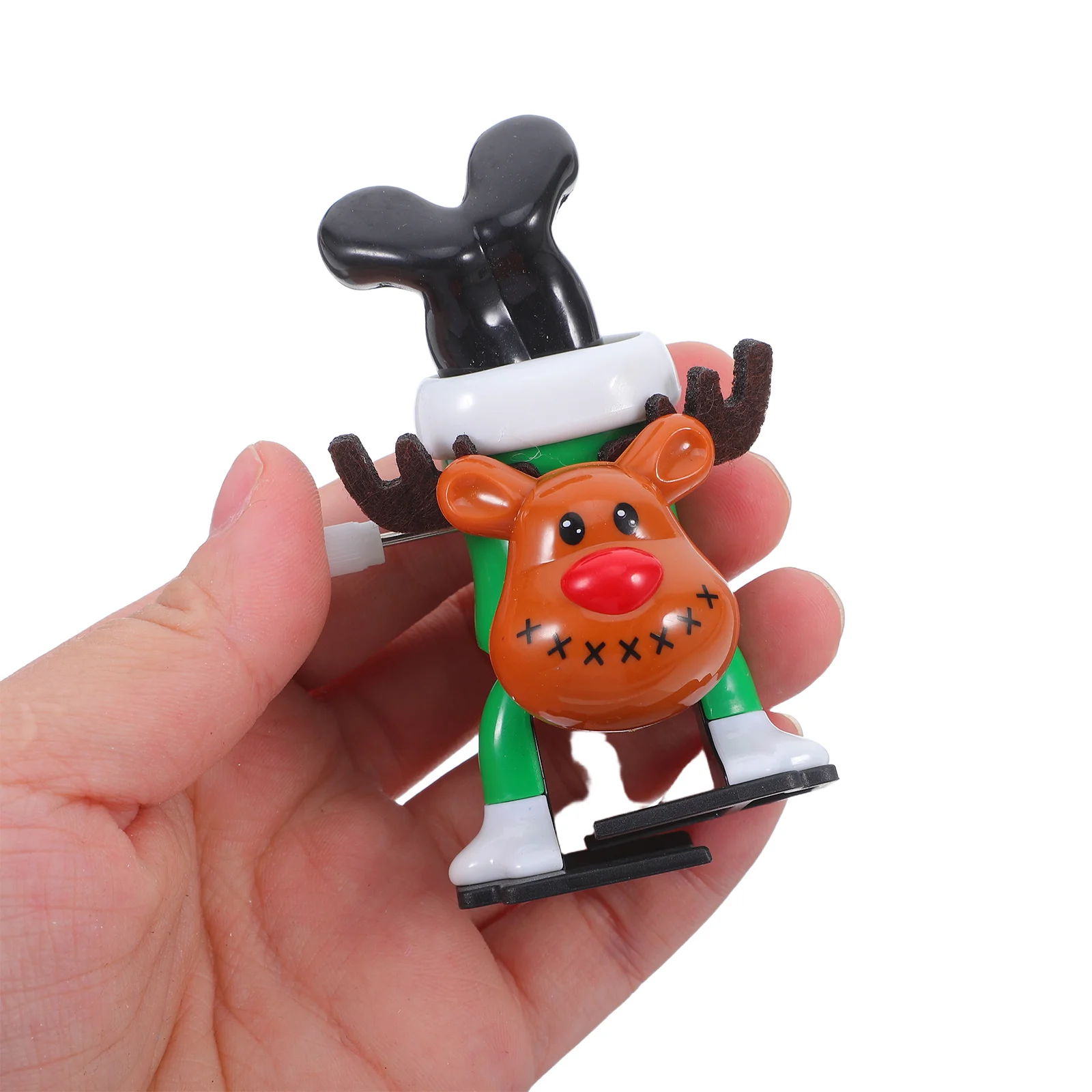 

1 set 1 Set Christmas Wind Up Assorted Santa Reindeer Snowman Clockwork Figures Holiday Party Favors Stocking Stuffers - Novelty