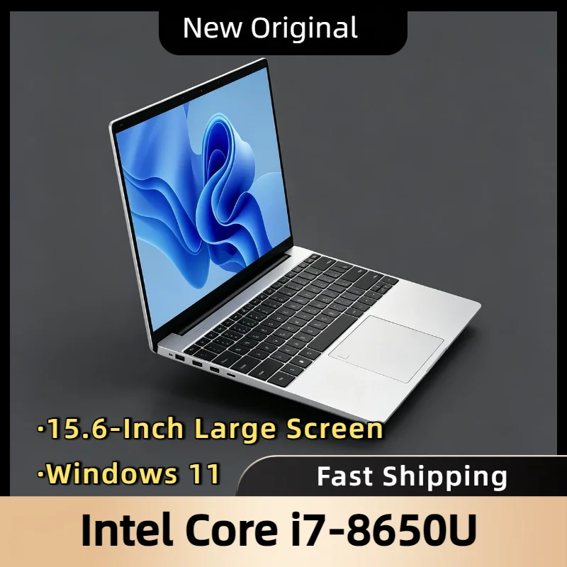 

HOT 15.6 Inch PC Laptop Windows 11 Intel Core i7 8650U 32GB RAM 1TB SSD 1920x1080 Ultra Slim Gaming Computer Gamer Office