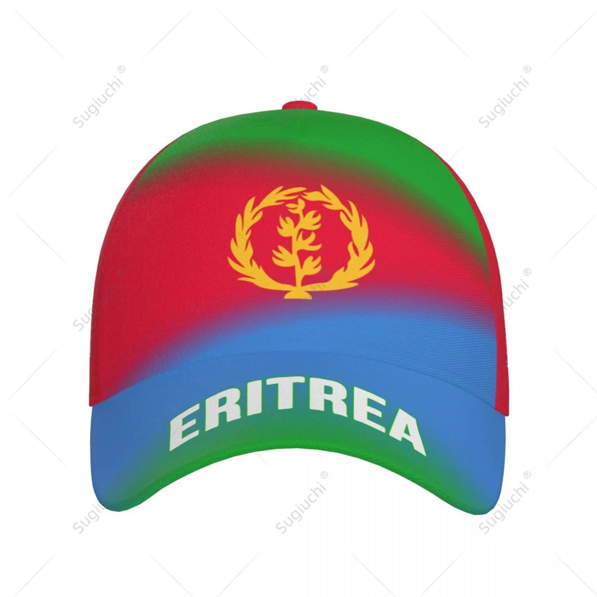 Unisex Baseball Cap Hat Eritrea Flag Gradient Color 3D Printing for Tennis Outdoor Bike Bicycle Golf Baseball Sports Fans