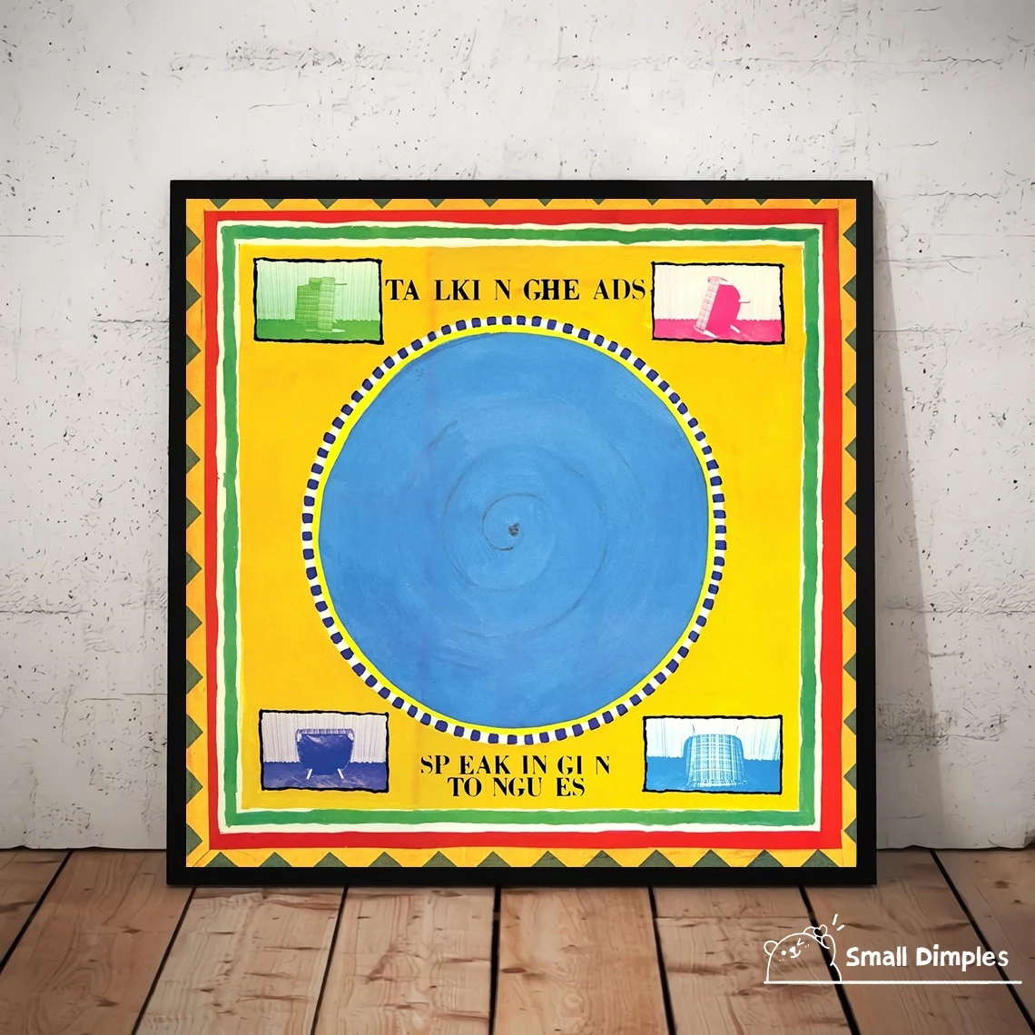 Talking Heads Speaking In Tongues Music Album Cover Poster Canvas Art Print Home Decoration Wall Painting (No Frame)