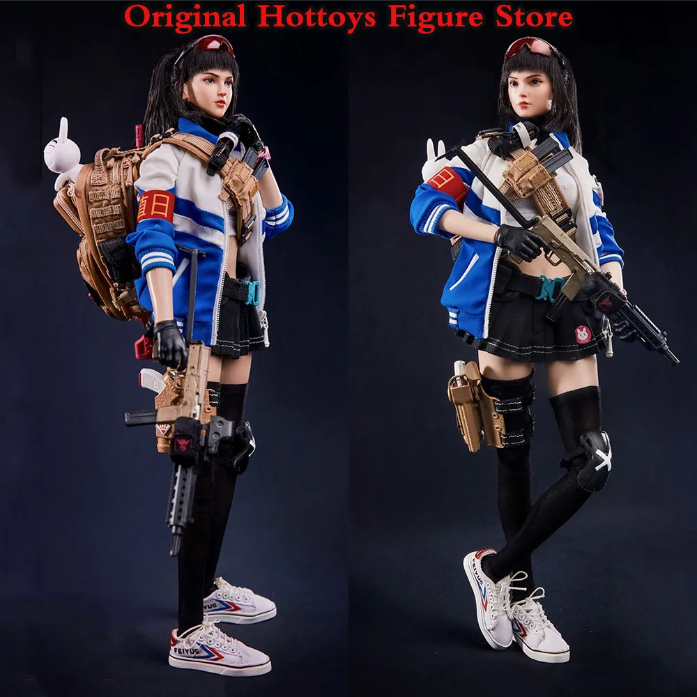 

FLAGSET FS-73039 1/6 Scale Class 6 Grade 2- Discipline Committee Assault Team Member Han Meimei Full Set 12'' Action Figure Doll