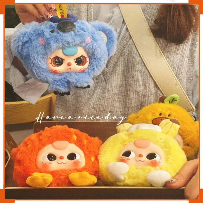 

Baby Three Fruit Series Plush Blind Box Vinyl Doll Pendant Trendy Toy Mystery Box Collection Doll Decor Girl Surprise Xmas Gift
