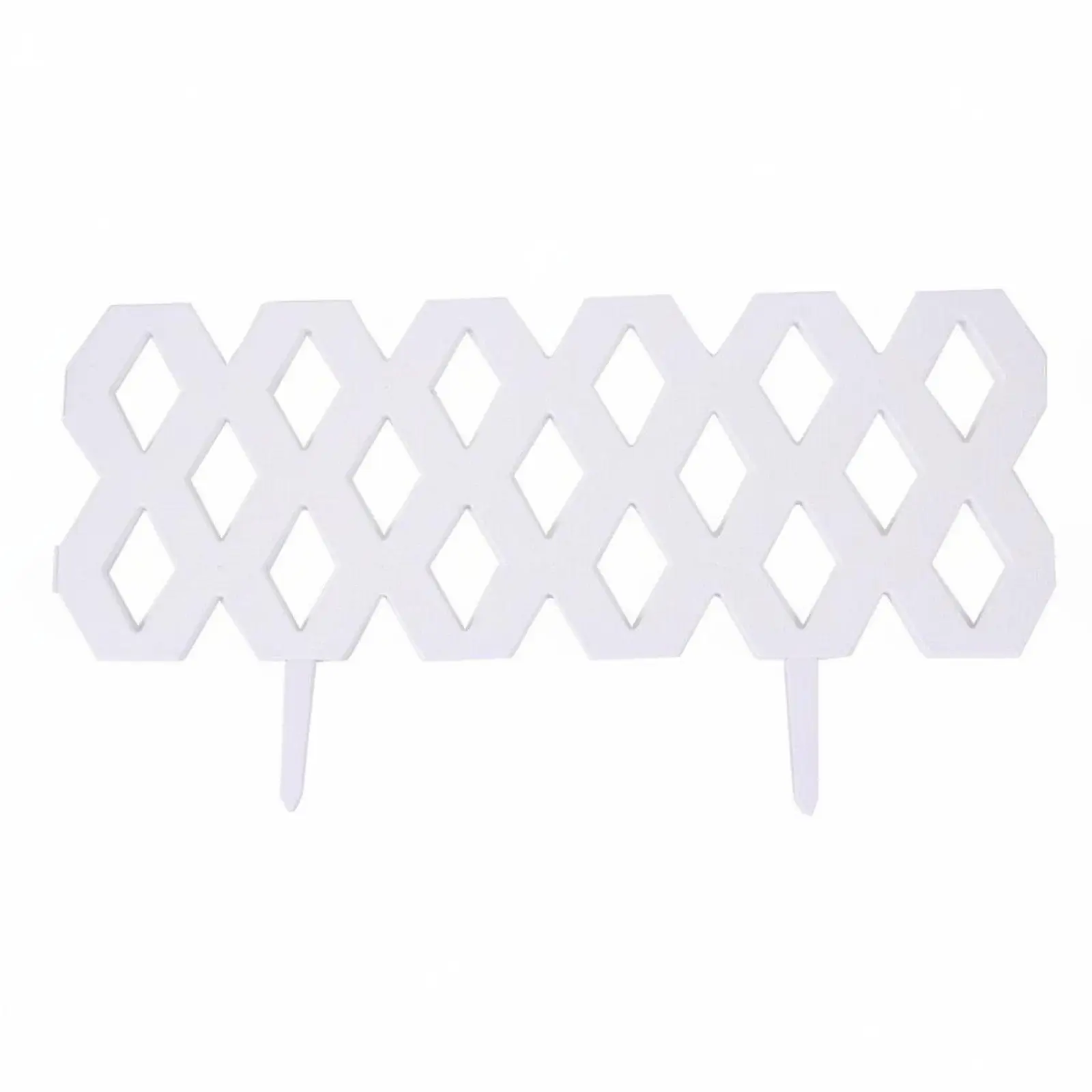Easy Install Plastic Garden Barrier Fence for Christmas Tree Decor and Flower Bed Edging Border