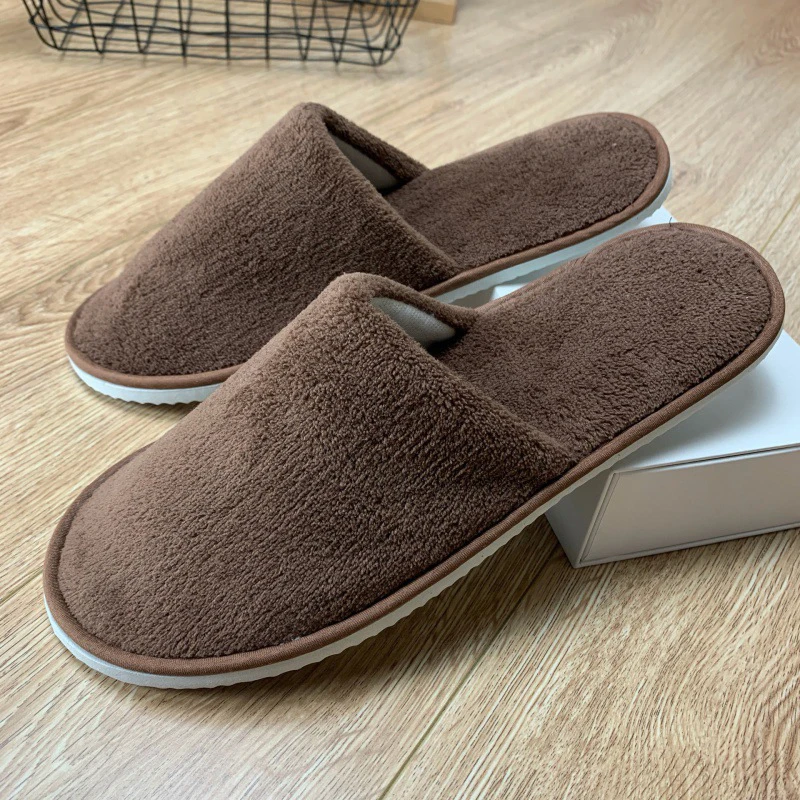 High-grade hotel spare disposable slippers for men and women home travel business accommodation disposable cotton drag comfort