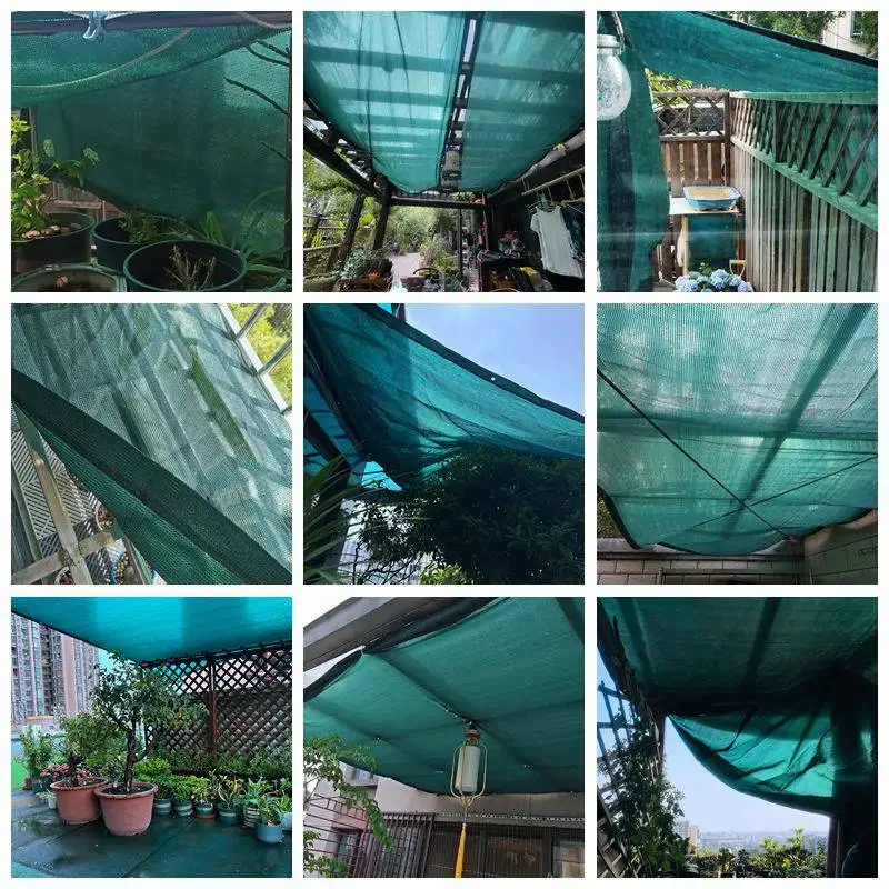Dark Green Sunshade Net 50%~95% Shade Rates Car Shed Awning Garden Gazebo Shading Sail Balcony Fence Net Privacy Screen Pool net