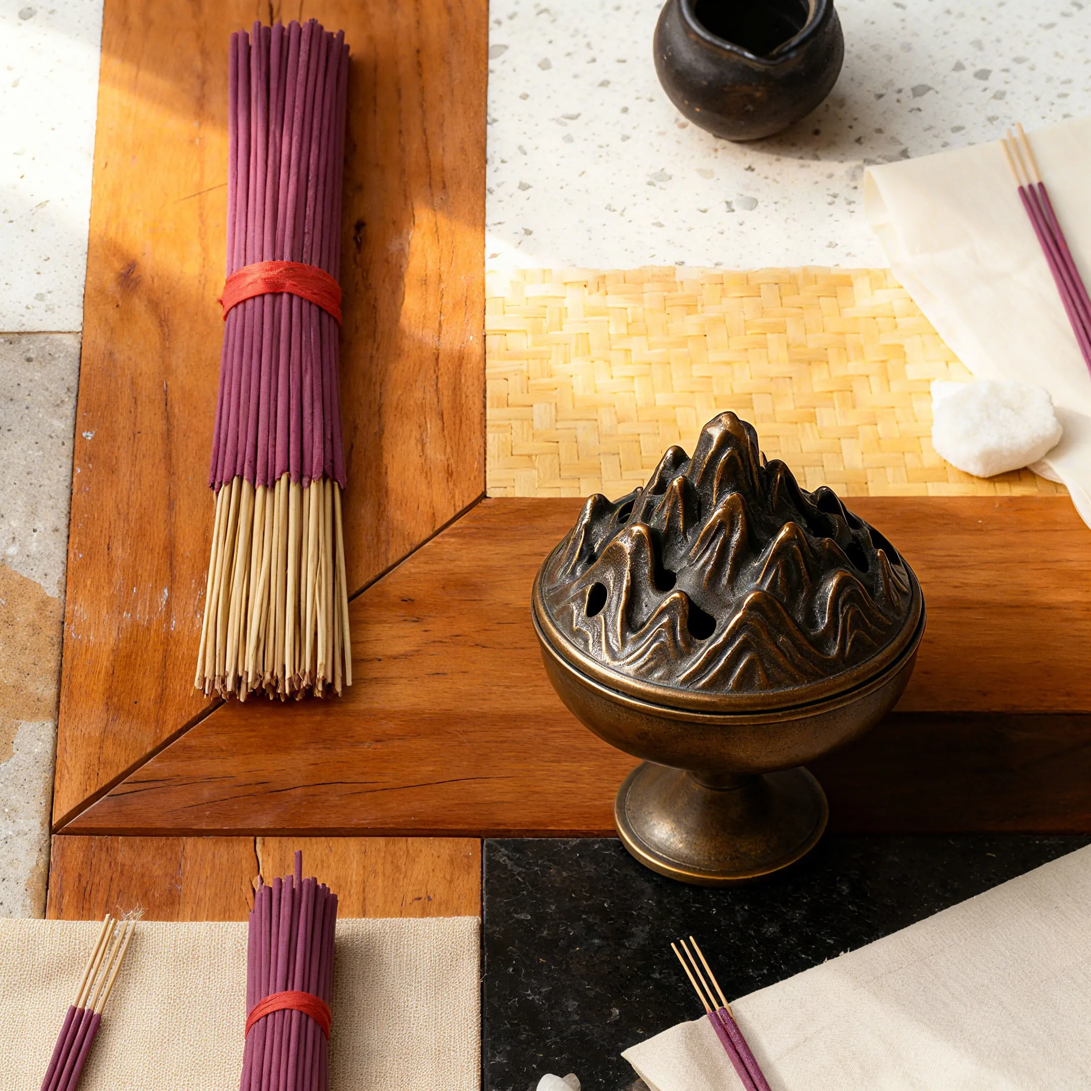 Handgefertigter, mit Rosen duftender Aromatherapie-Stick, 22. 0 cm lang, aus hochwertigen Materialien gefertigt, besonders geeignet für verliebte Paare, für den Innen- und Außenbereich, das perfekte Geschenk für Urlaub, Angeln, Camping, Weihnachten, Valentinstag, Ramadan, auch geeignet für Weihnachtsdekorationen, als Hilfsmittel für Meditation, Duftstäbchen, dekorative Düfte, exklusive Geschenke für Boutiquen. – Detail 3
