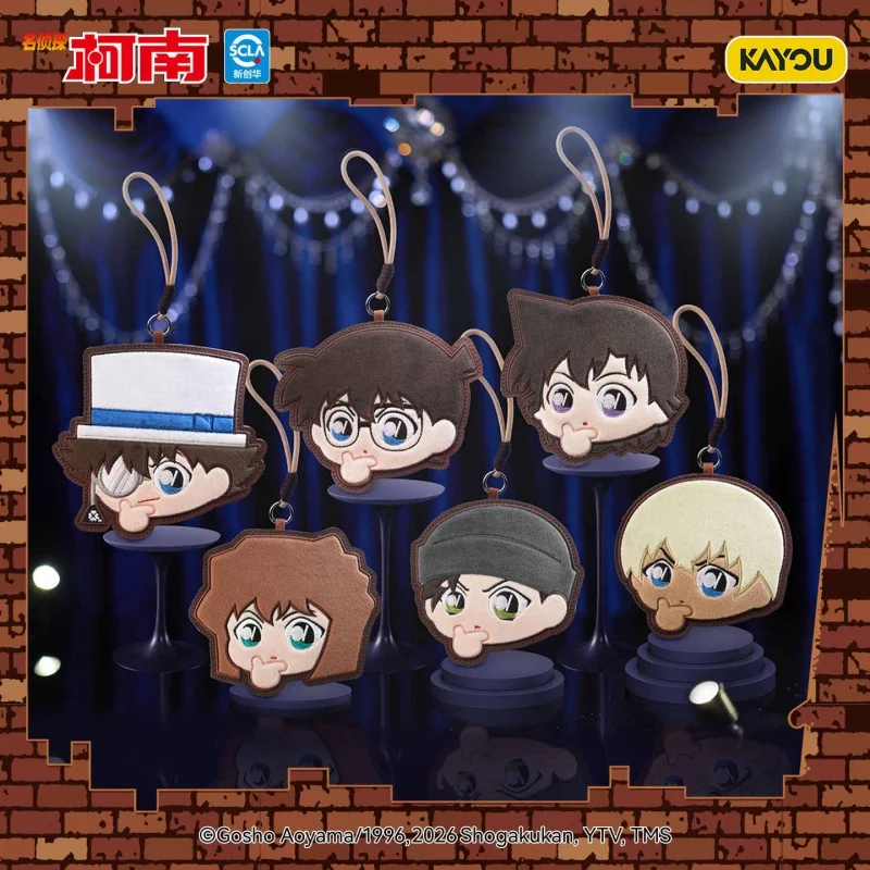 

Kayou Official Detective Conan Mystery Reasoning Series Card Sleeve Anime Peripheral Charm Lanyard For Backpack Phone Decor Fans