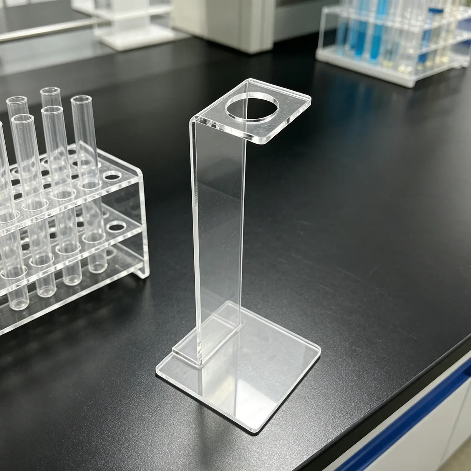 Clear Acrylic Syringe Organizer Rack Vertical Storage 50Ml Syringe Holder Stand Compact Countertop Lab Home Feeding Tubes view 5