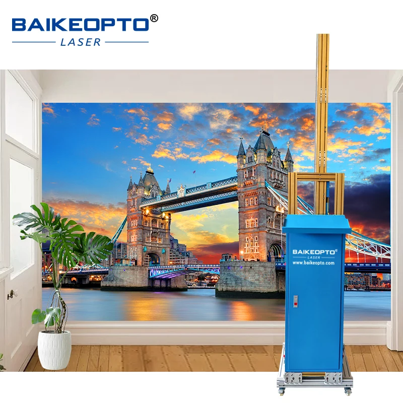 Hot Sale High Quality UV Printer Automatic Wall Panel 3D Vertical Mural Printer for Home Use for Wall Painting Robot