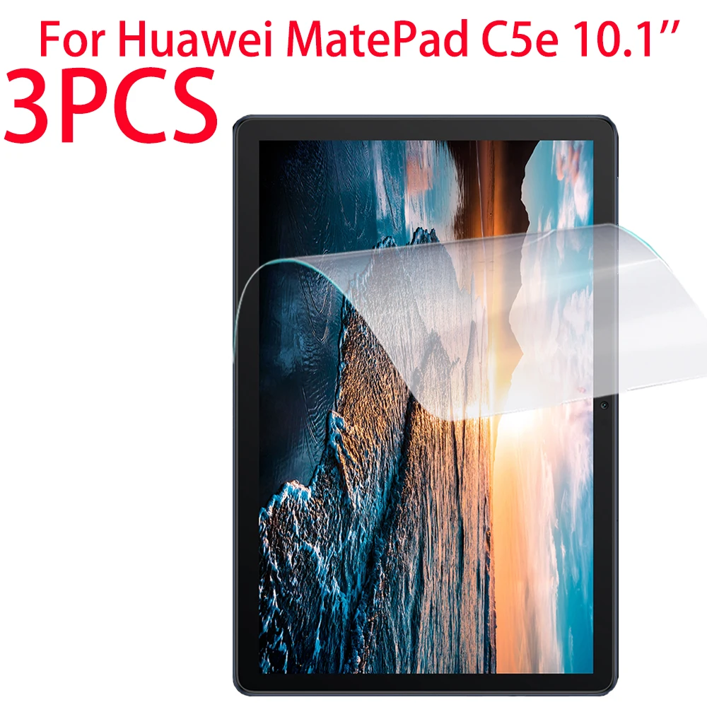 

3 Packs PET Soft Film Screen Protector For Huawei MatePad C5e 10.1 inch 2022 Protective Film For Huawei C5e BZI-W00 BZI-AL00