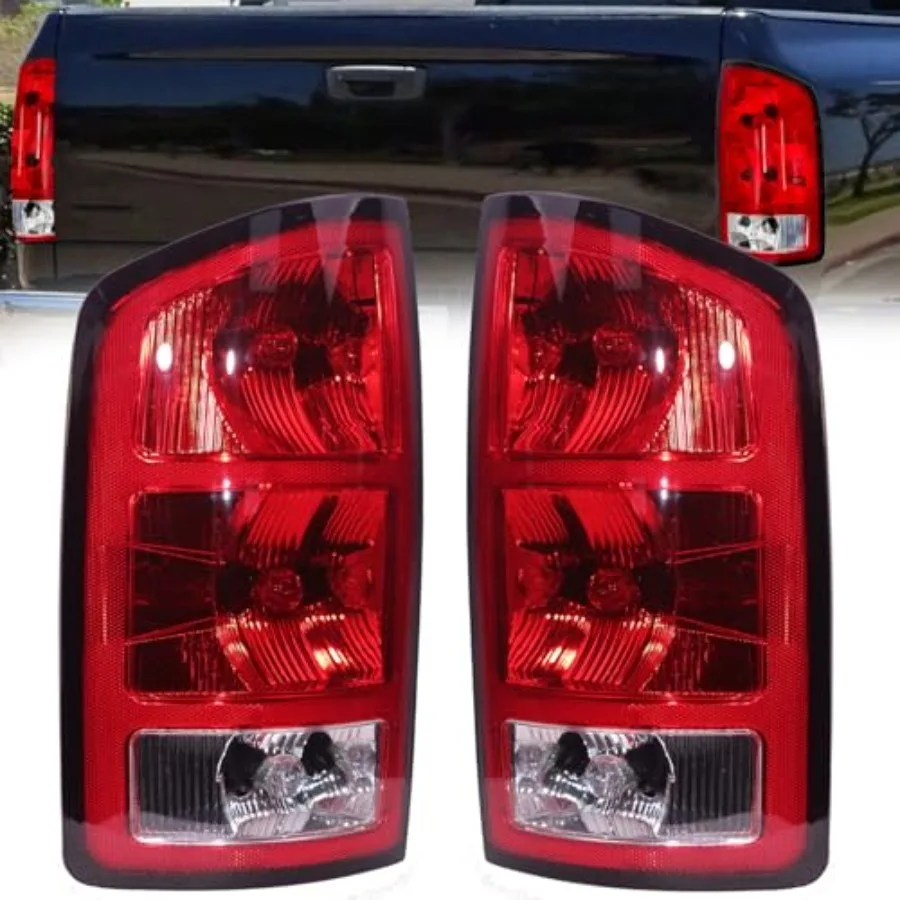 

Задний фонарь в сборе, совместимый с грузовиками Dodge Ram 1500 2500 3500 2002 года включает в себя лампочки и жгут проводов, предназначенный для Enh