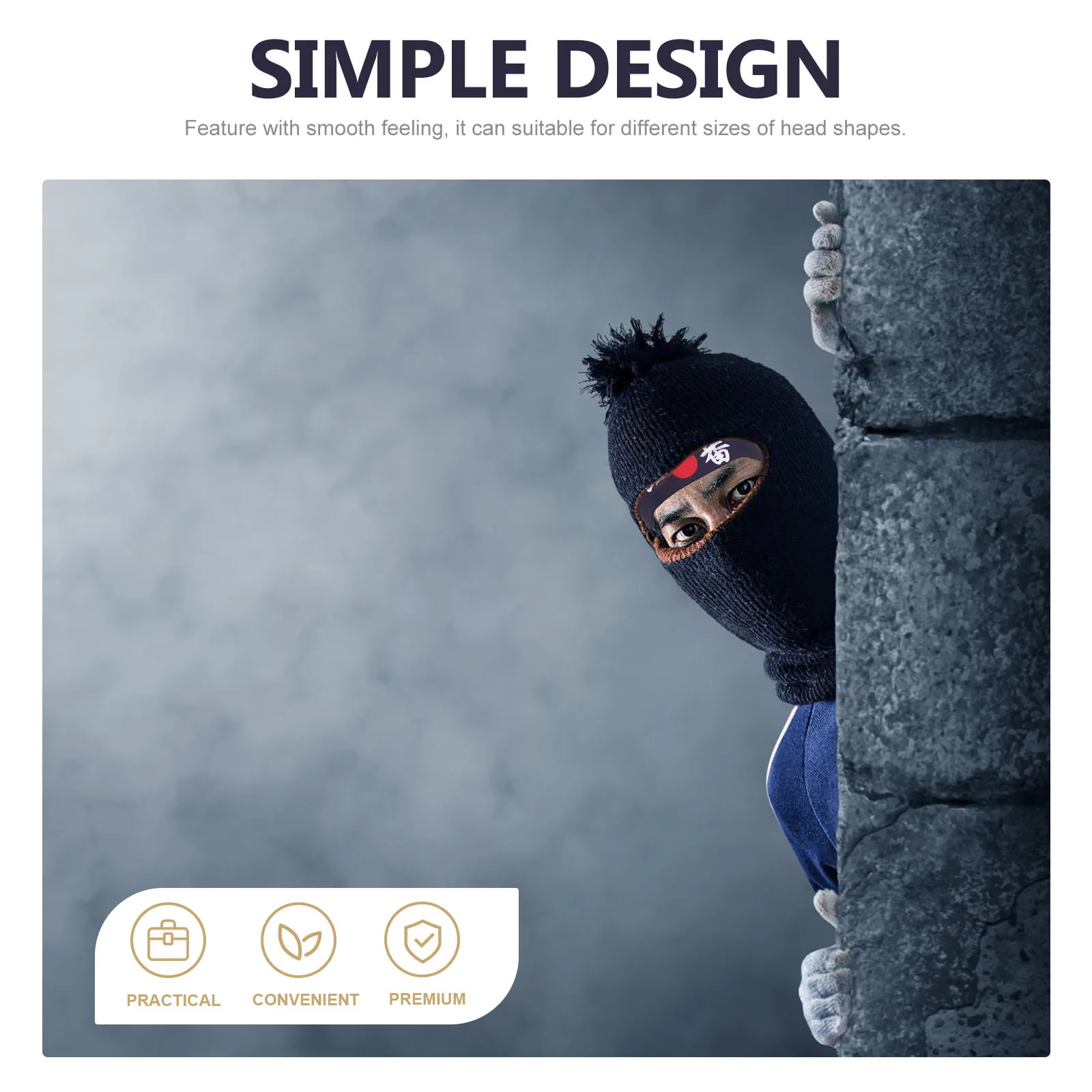 

Reusable Breathable Japanese Headband Decorative Karate Strap for Sports Chef Accessory Portable Sweat Absorbent Hair Fixing