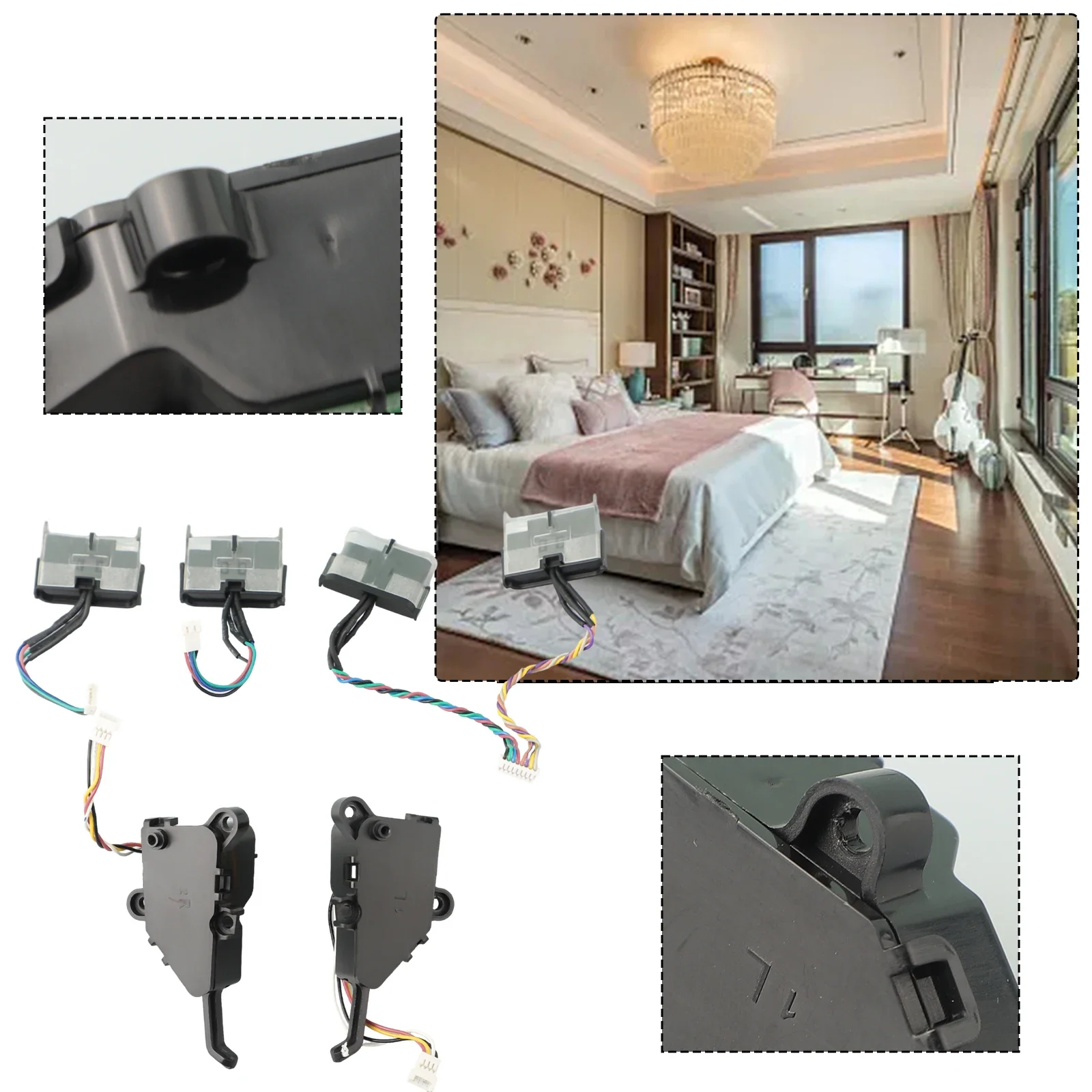 Home Supplies Collision Sensor Exquisite And Delicate Package Contents Sweeping And Dragging Household Cleaning Tools