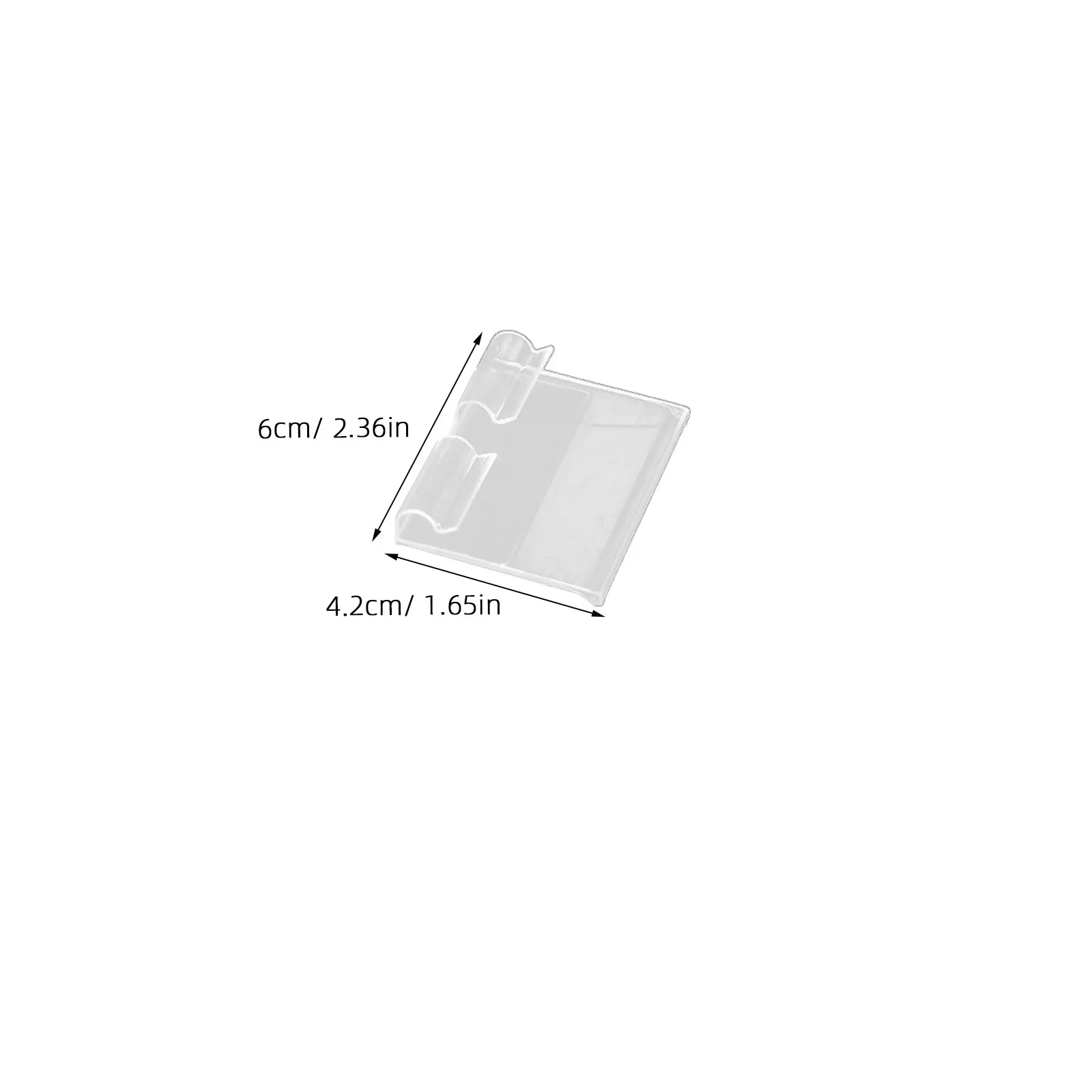 10Pcs Price Tag Label Holders Transparent PVC Plastic for Supermarket Mall Shop Retail Store Plastic Price Tag