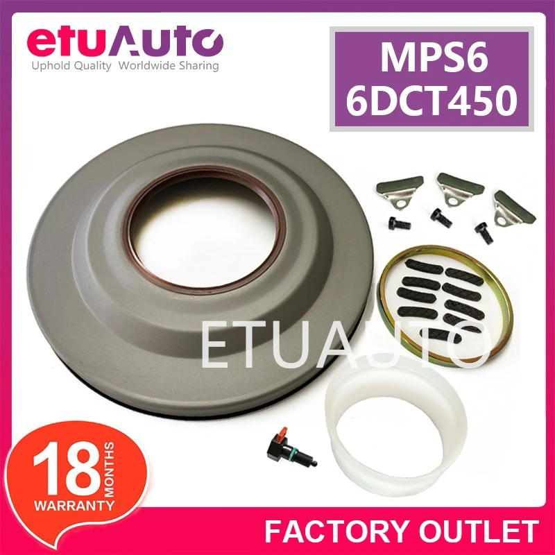 

For Ford 6DCT450 MPS6 Land Rover Volvo Automatic Powershift Gearbox Oil Seal Cover 31256729 31256845 1684808