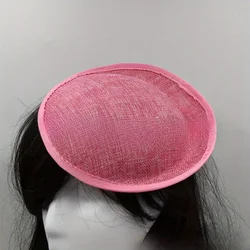Bridal Headpiece Accessories DIY Millinery Fascinator Hat Round Miniature Formal Hat Base