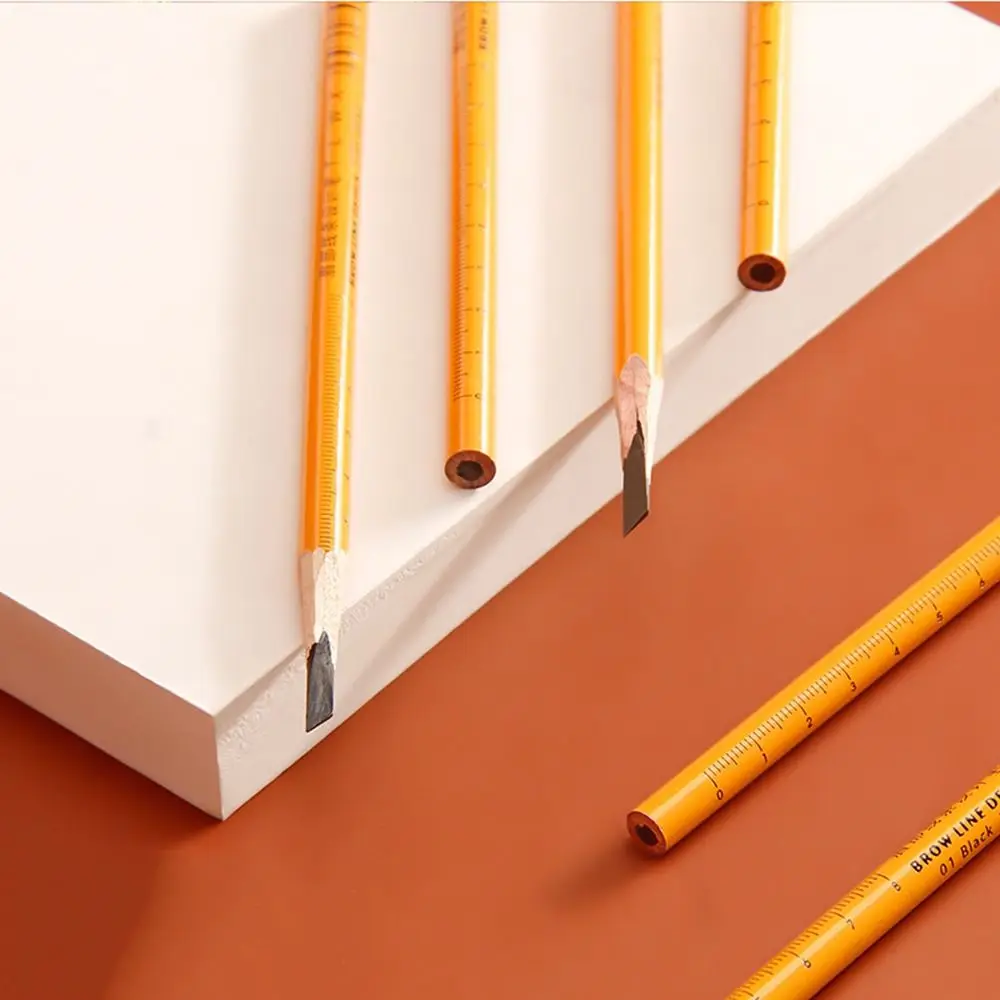 Wenkbrauwversterkers Cosmetica Make-up Tool Houten Permanente Tattoo Pen Microblading Marker Pen Wenkbrauw Ontwerp Potlood Eye Brow Tint