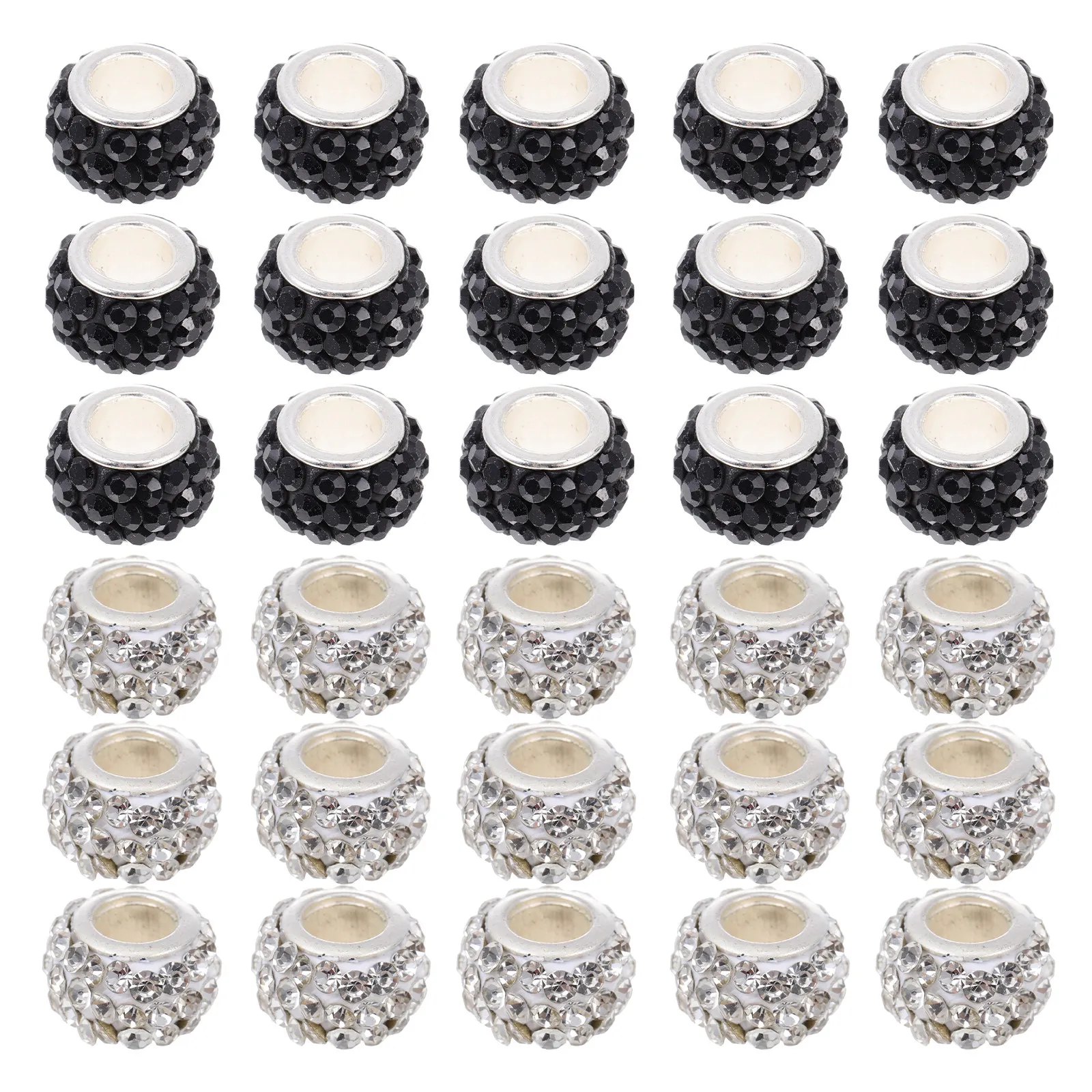 

100 шт. бусин с алмазной огранкой, рассыпные бусины для изготовления браслетов, украшений, поделок, изысканные разделительные бусины, декоративные подвески