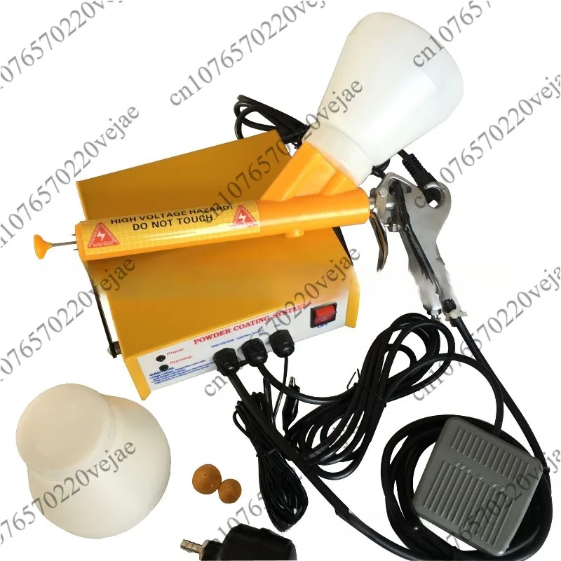 Easy to Operate Metal Spraying Machine Painting Equipment 100% QA Powder Coating gu n with Plastic Bottle