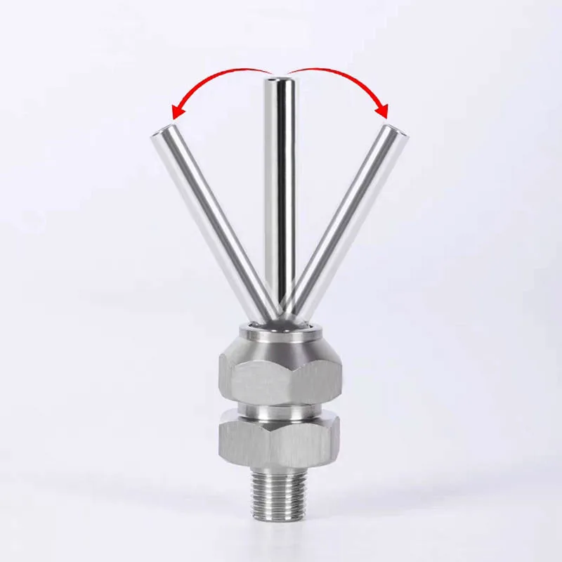 Detachable Stainless Steel SS304 CNC Lathe Tool Tower Spray Water Cooling Adjustable High Pressure Coolant Nozzle