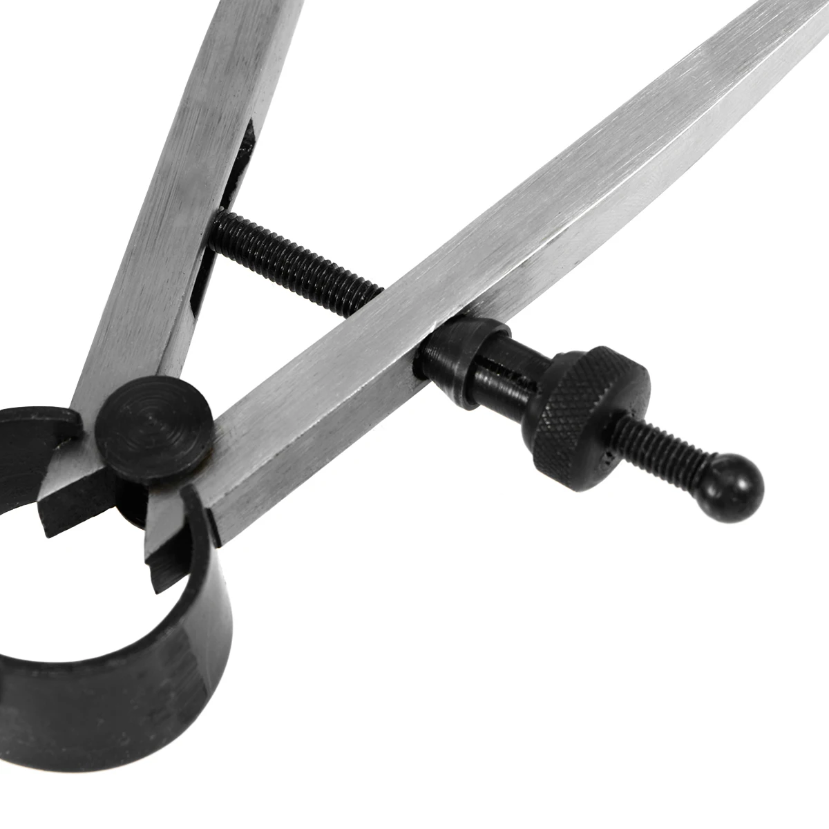 

Spring Stroke Gauge Stainless Steel Divider Caliper Secure Measurement Tool Nut Precise Adjustment Central Smooth