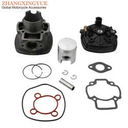 70cc 47mm Big Bore Cylinder Kit & Head For Piaggio Nrg Power Dd 50 Mc3 Purejet Zip Sp 50cc 2T 100080570