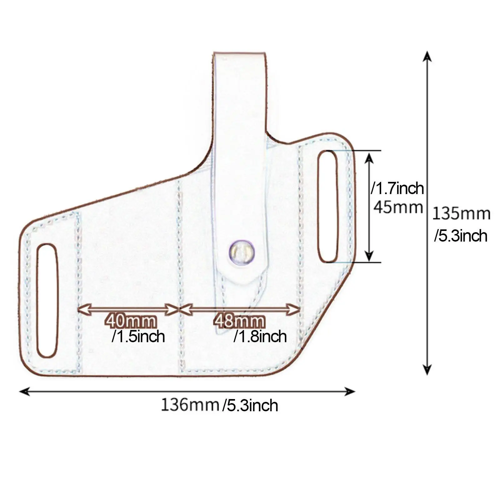 Waist Pouch Organizer Save Space Tool Waist Bag for Pens Scissors Capacitors