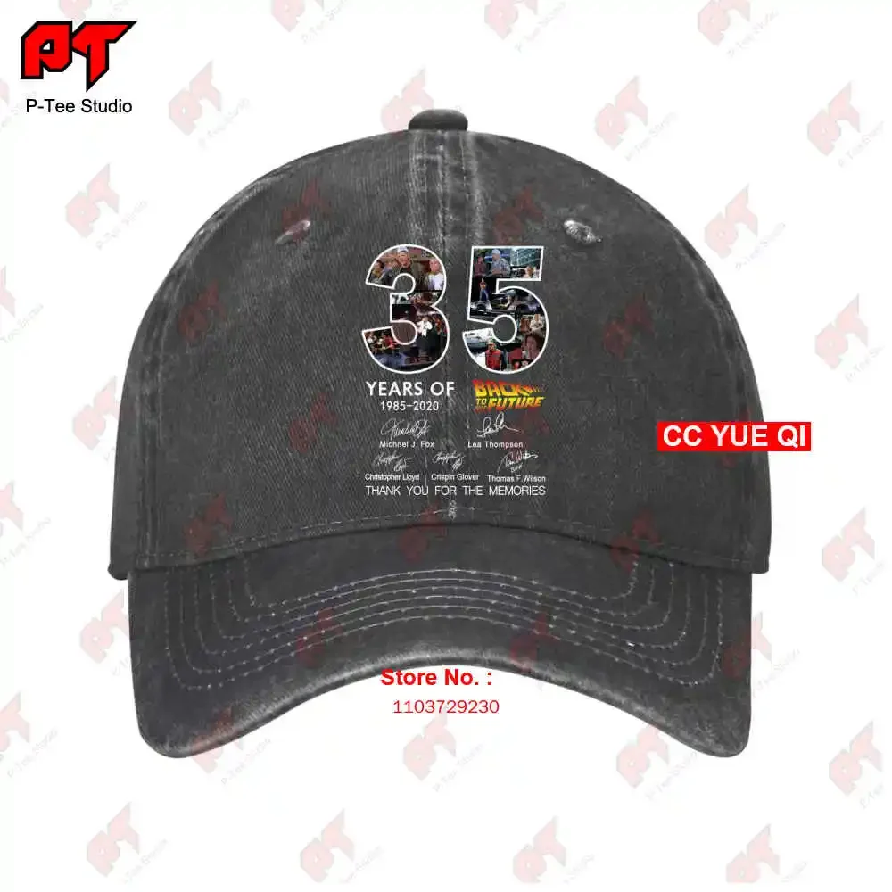 35 Years Anniversary Of Back To The Future Baseball Caps Truck Cap SROT