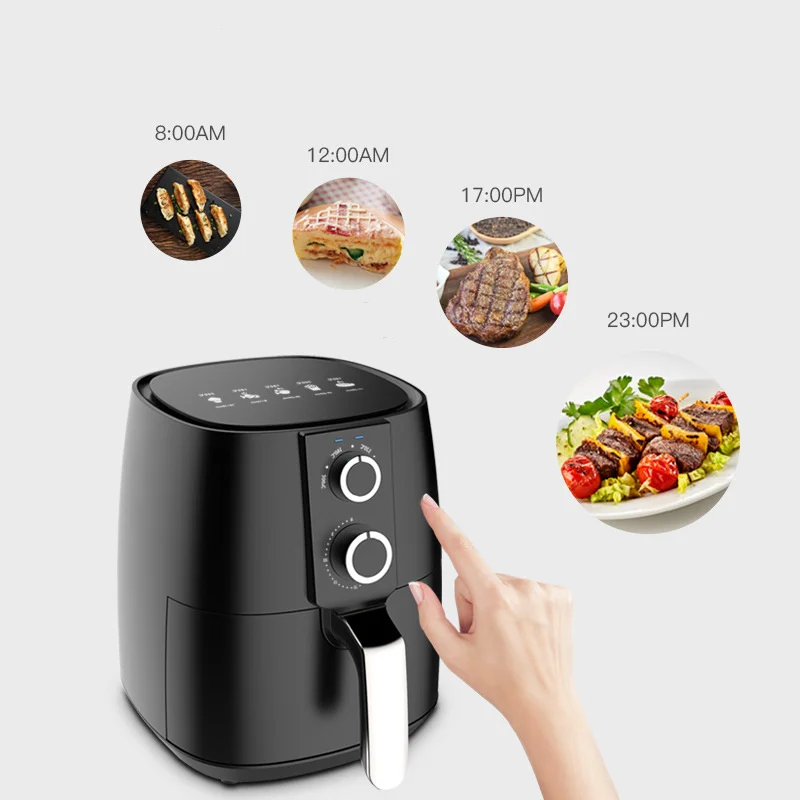 5L Air Fryer Pizza Chicken French Fries Oil Free Health Deep Fryer Cooking Smart Touch Airfryer fritadeira eletrica air fryer