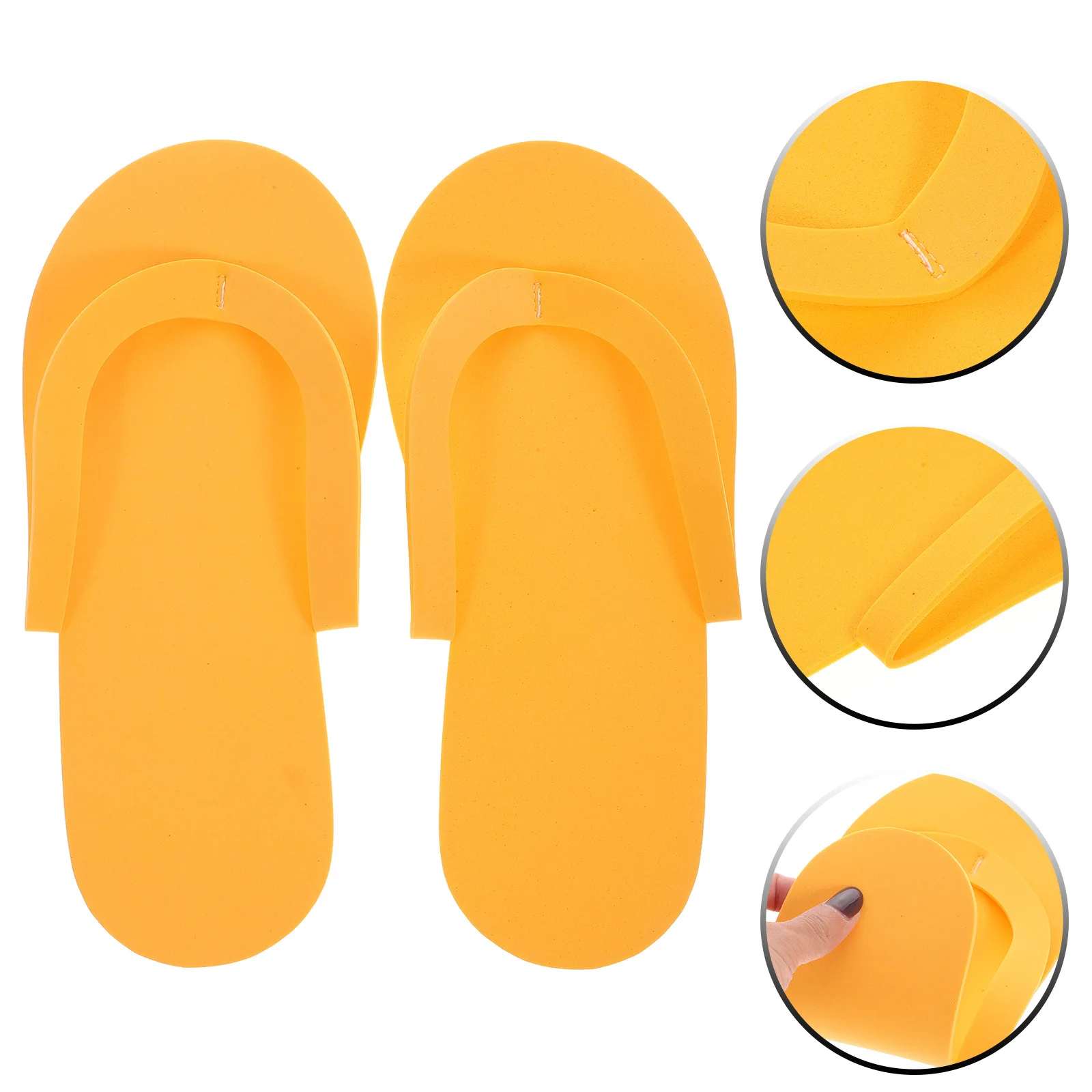 

Disposable Pedicure Slippers 36 Pairs Foam Slippers for Spa Nail Gel Polish Salon Hotel Use Non Slip Lightweight Comfortable