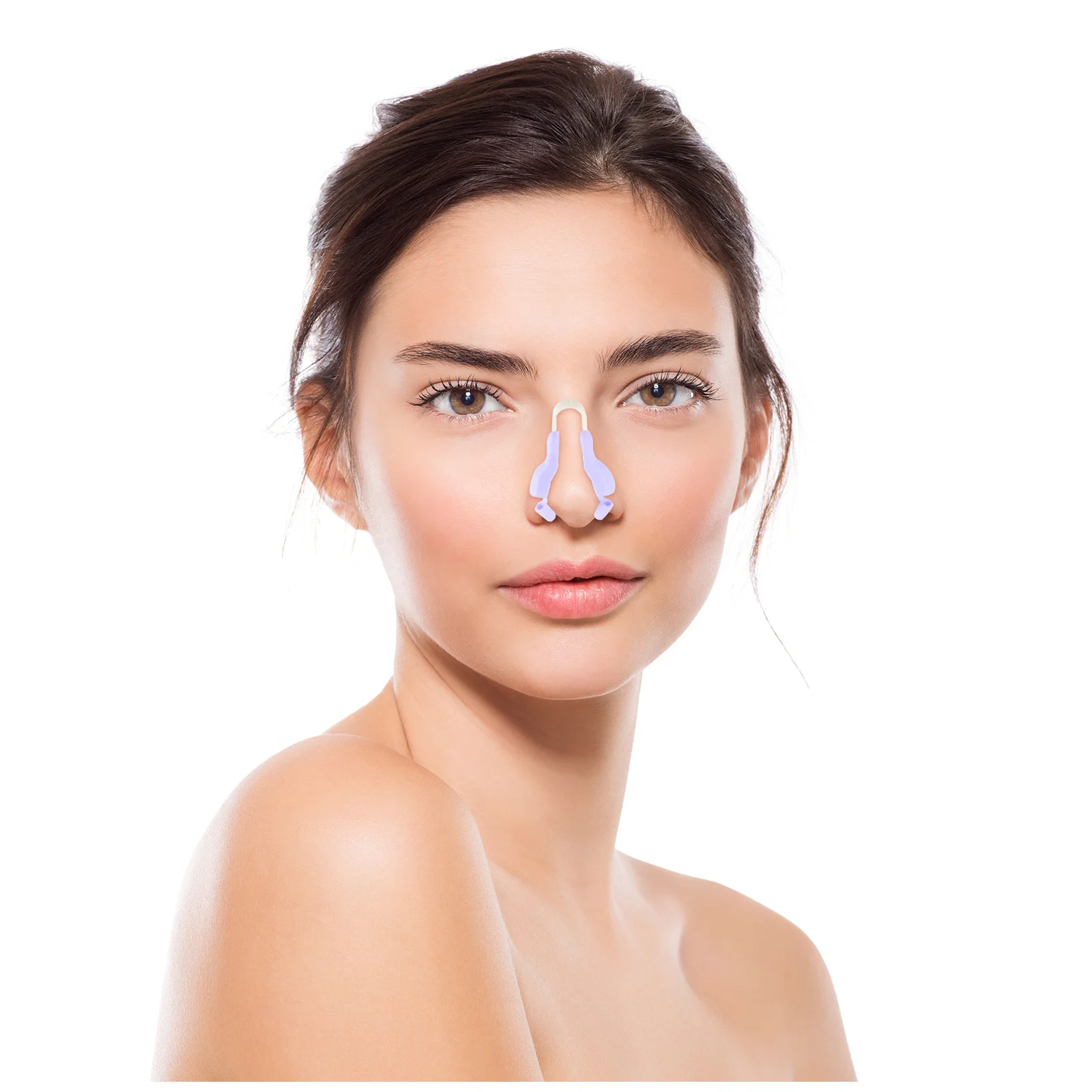 

2pcs Silicone Clip Bridge Straightener For Droopy Bumps Nose Corrector Beauty Tool Nose Slimming Device