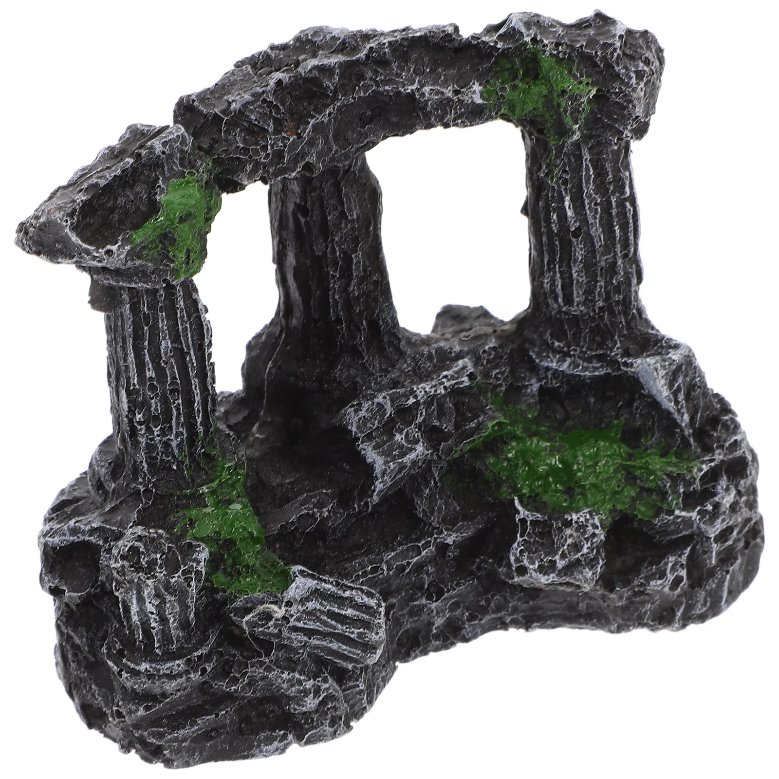 

Roman Column Decoration Aquarium Resin Plants Castle High Simulation Fish Tank Decor Durable Material Easy