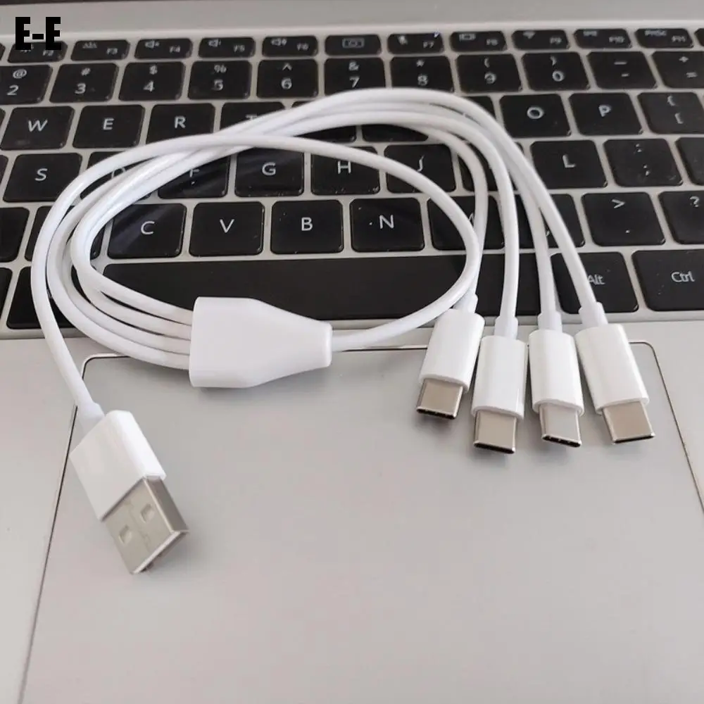 

4 in 1 USB C Long Charger Cable Charging Cord Multiple Ports Charging Cable Type C Connector for Xiaomi HUAWEI Cellphones