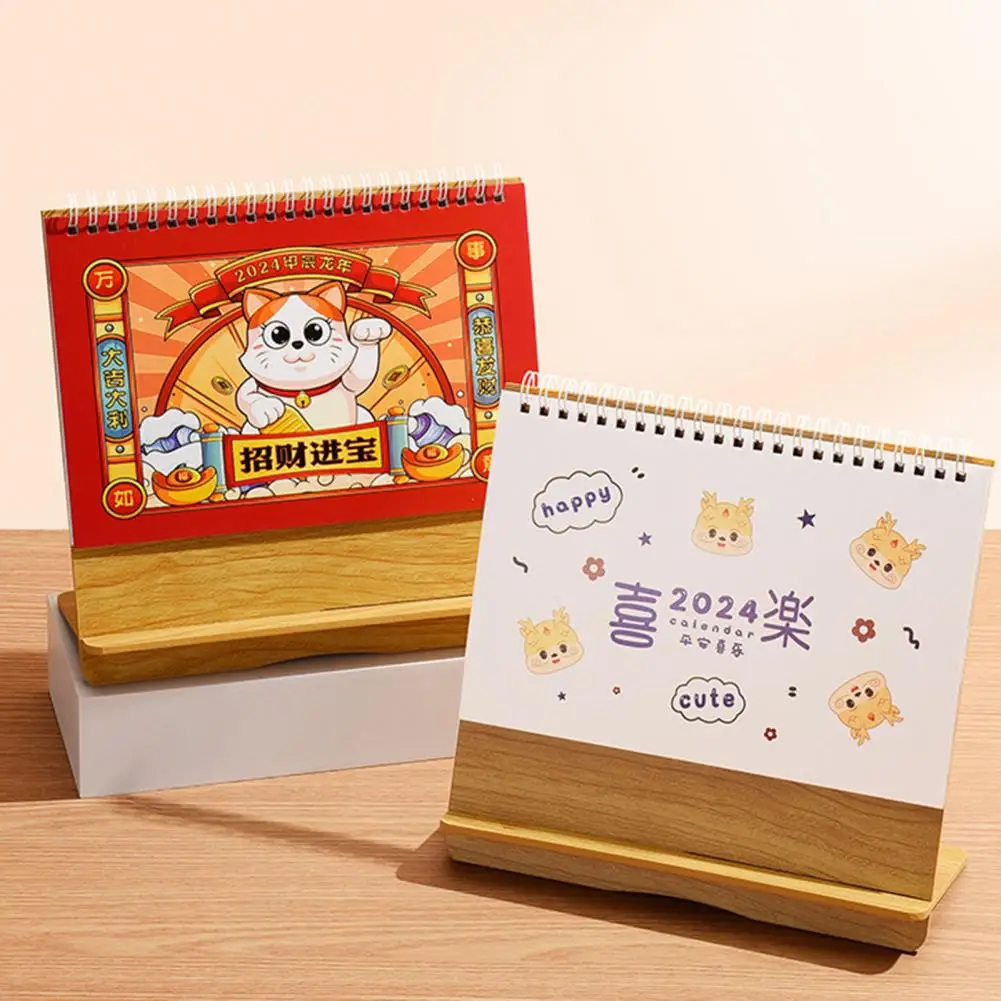 Mini Desk Calendar 2024 Small Desktop Calendar Mini Daily Schedule For Home Office School