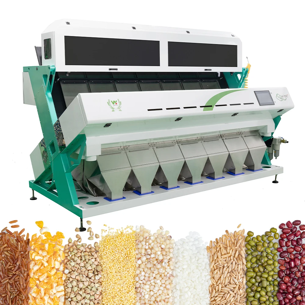 High Efficiency Grain Separator Rice Corn Wheat Color Sorter Shape Sorting