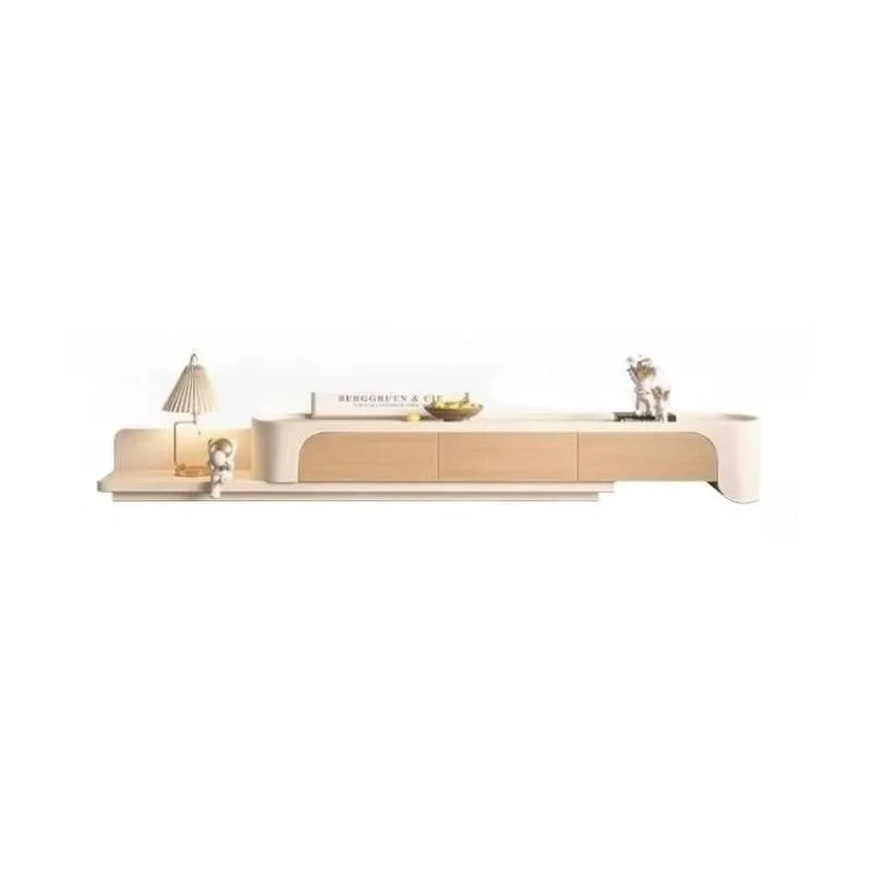 Altitude Partition Tv Cabinet Extendable Natural Lowboard Apartments Tv Cabinet Entertainment White Muebles Para Hogar Furniture