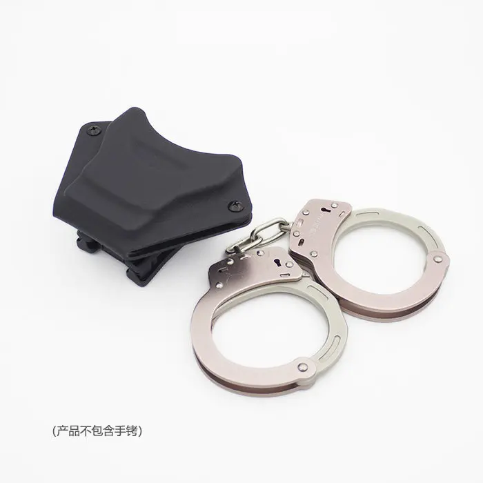 Tactical Handcuff Holster Molle Chain Handcuff Quick-Release Sling Light Weight Conceal Carry Polymer Handcuff Holster  for Belt